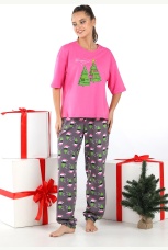 Новогодняя пижама женская Стар-3