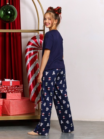 Костюм для девочки Коляда-1 темно-синий