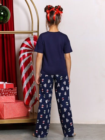 Костюм для девочки Коляда-1 темно-синий