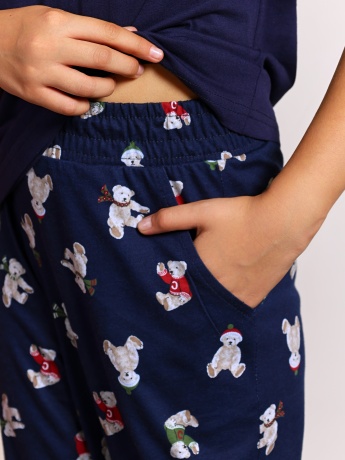 Костюм для девочки Коляда-1 темно-синий