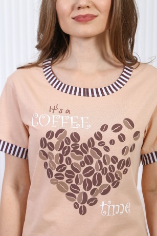 Женская пижама Кофе брейк-2