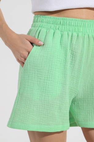 Костюм женский Бриз (топ и шорты) салатовый