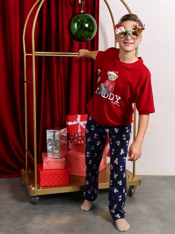 Костюм для мальчика Коляда-2 бордовый