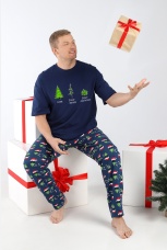 Новогодняя мужская пижама Стар-5