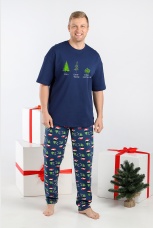Новогодняя мужская пижама Стар-5