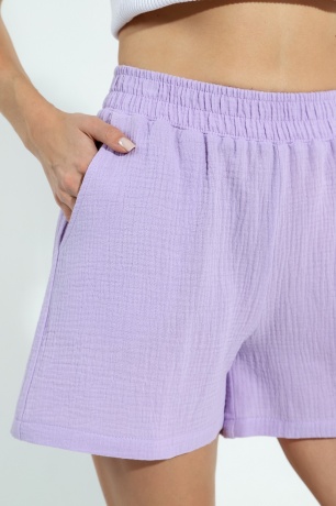 Костюм женский Бриз (топ и шорты) сиреневый