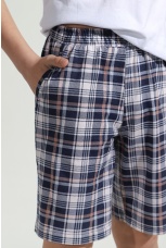 Шорты для мальчика Штурман-1 серая клетка