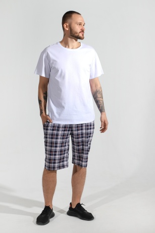 Шорты мужские Штурман-2 серая клетка