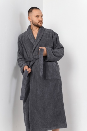 Махровый мужской халат Комфорт-4
