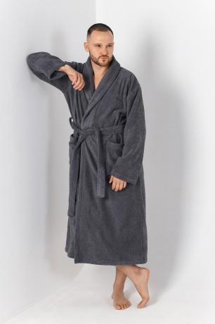 Махровый мужской халат Комфорт-4
