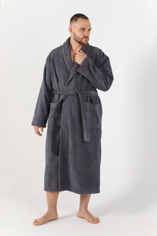 Махровый мужской халат Комфорт-4