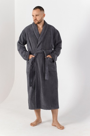 Махровый мужской халат Комфорт-4