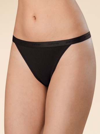 LULA6360 трусы женские (черный)