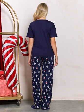 Костюм женский Коляда-3 темно-синий