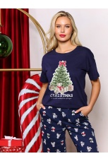 Костюм женский Коляда-3 темно-синий