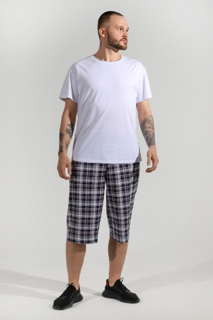 Бриджи мужские Штурман-3 серая клетка