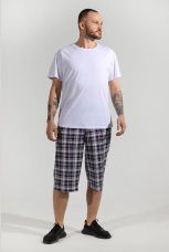 Бриджи мужские Штурман-3 серая клетка