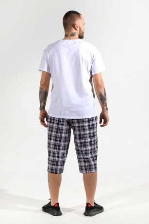 Бриджи мужские Штурман-3 серая клетка