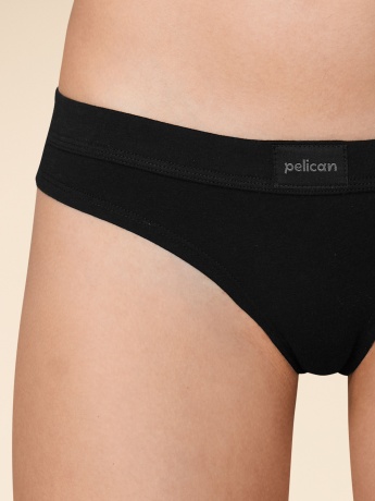 LUNA6318 трусы женские (черный)