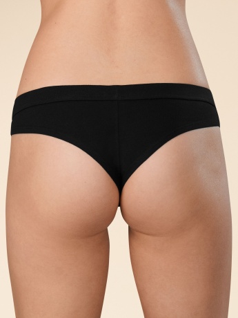 LUNA6318 трусы женские (черный)