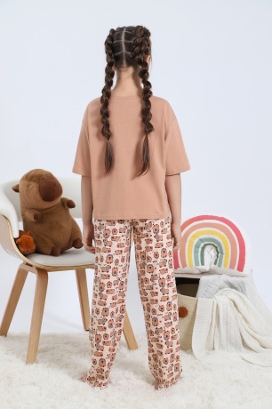 Пижама для девочки Капи-1 песочный