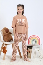 Пижама для девочки Капи-1 песочный