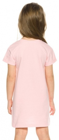 Ночная сорочка для девочек розовая с зайчиком