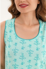 Сорочка женская Клише-1 мятный