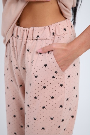 Костюм женский бежевый, шоколад, большие размеры