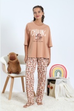Пижама женская Капи-3 песочный