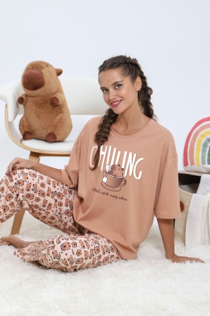 Пижама женская Капи-3 песочный