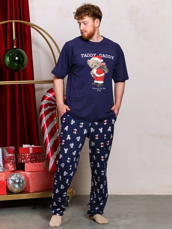 Костюм мужской Коляда-4 темно-синий