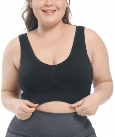 Топ Классика с сеткой, черный