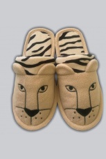 Детские флисовые тапочки &quot;Тигры&quot;