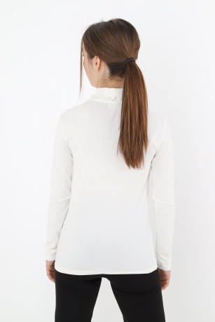 Джемпер (водолазка) для девочки Кин-3 белый