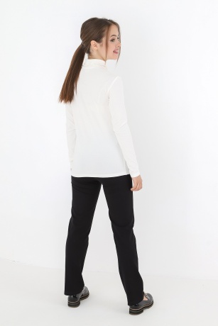 Джемпер (водолазка) для девочки Кин-3 белый