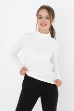 Джемпер (водолазка) для девочки Кин-3 белый