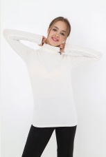 Джемпер (водолазка) для девочки Кин-3 белый