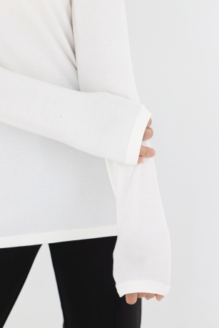 Джемпер (водолазка) для девочки Кин-3 белый