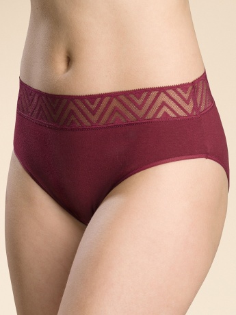 LULC6337 трусы женские (бордовый)