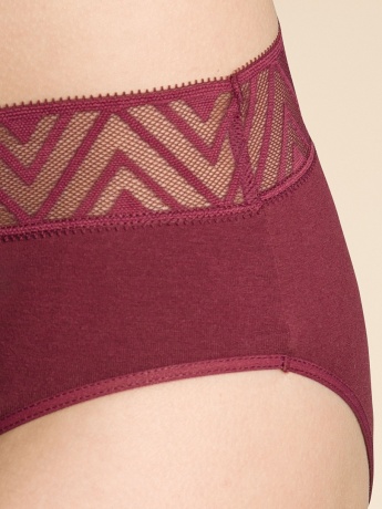 LULC6337 трусы женские (бордовый)