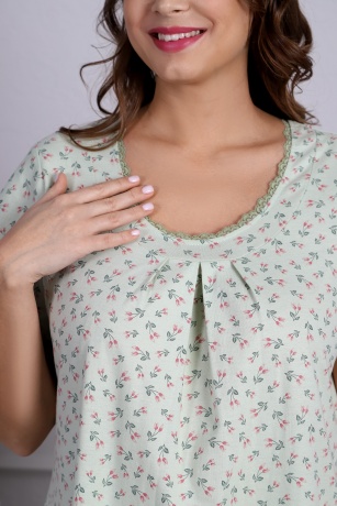 Сорочка женская Злата зеленый