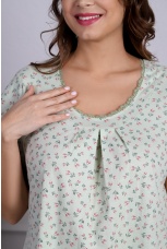 Сорочка женская Злата зеленый