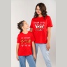 Футболка для девочки Новогодняя-1