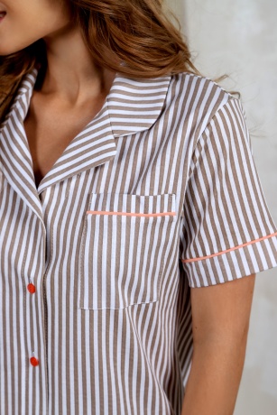 Пижама женская ВБ-1 коричневый