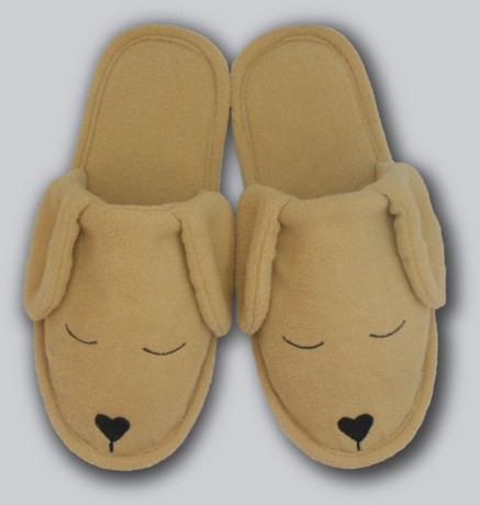 Детские тапочки флис "Собачки"