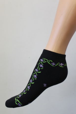 Женские махровые укороченные носки 2857