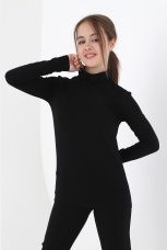 Джемпер (водолазка) для девочки Кин-3 черный