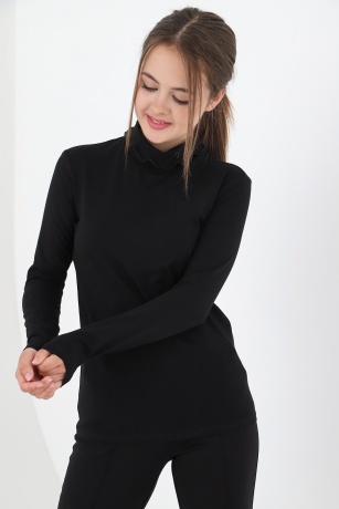 Джемпер (водолазка) для девочки Кин-3 черный