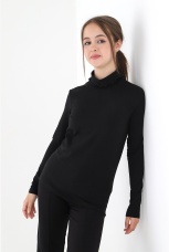 Джемпер (водолазка) для девочки Кин-3 черный